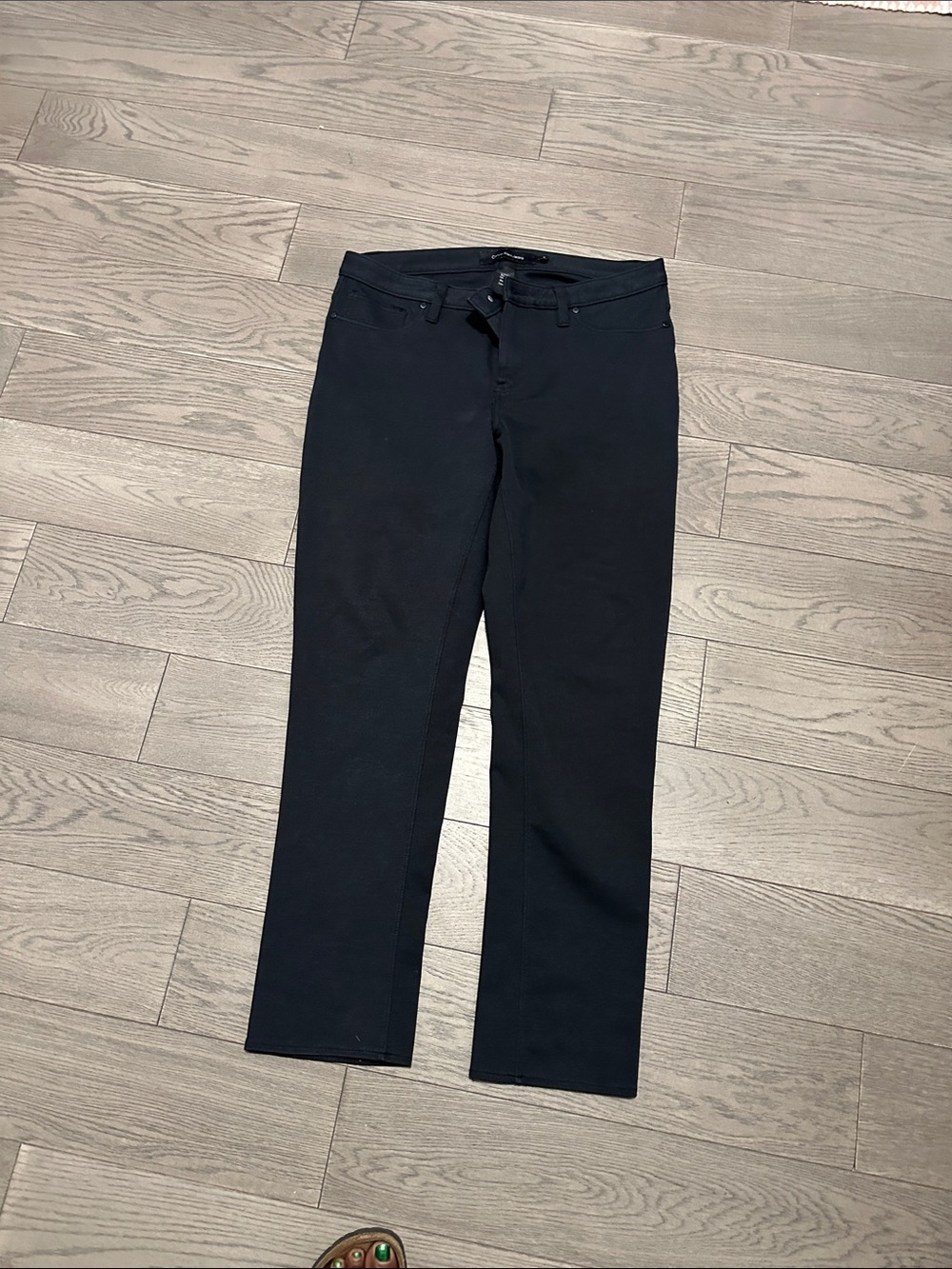 Calvin Klein Jeans Women's Black Straight-Leg Jeans